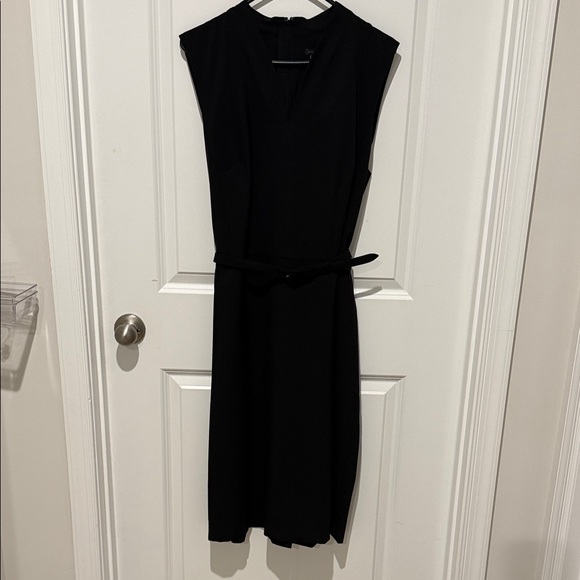 Ann Taylor Elegant Black Midi Dress - Picture 2 of 12